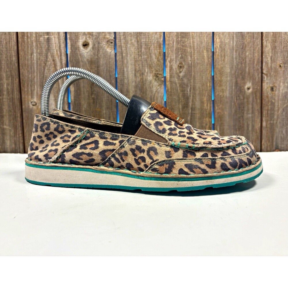 Ariat Women's Slip-On Loafer Flats Animal Print Comfort Lightweight US 8B